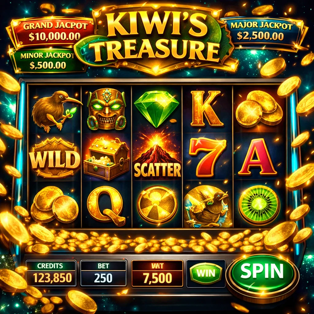 Kiwi's Treasure casino games and online pokies catalog